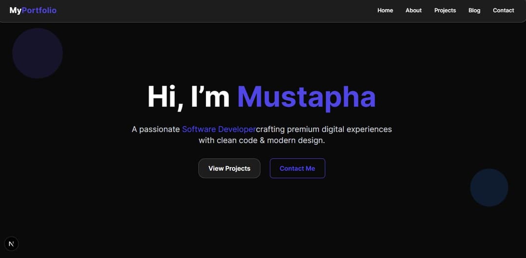 Portfolio Website